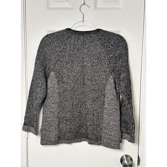 Rag And Bone Zip Front Leather Trim Wool Jacket Size‎ Medium - Picture 5 of 10